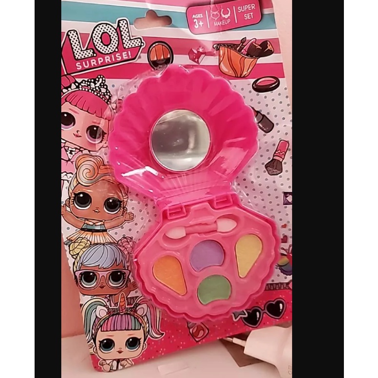 MAINAN ANAK PEREMPUAN MAKEUP KERANG LOL MAINAN MAKE UP KERANG MAKE UP DONAT DONUT SNI HD-118 NEW