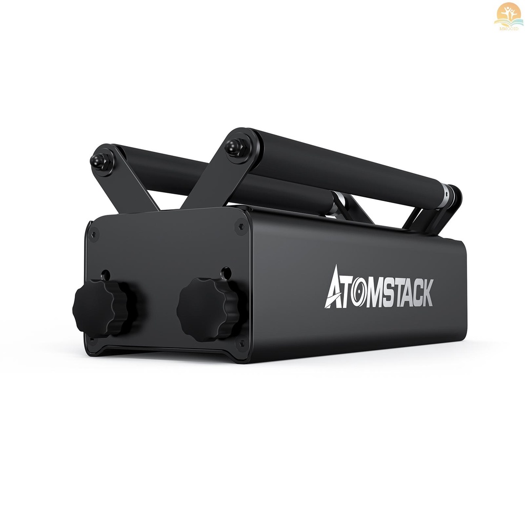 In Stock Rol ATOMSTACK R3 Untuk Benda Silinder Dengan360° Sumbu Ukir Putar 8penyuaian Sudut Ukir Diameter Sekecil 4MM Kompatibel Dengan95% Laser Engravin