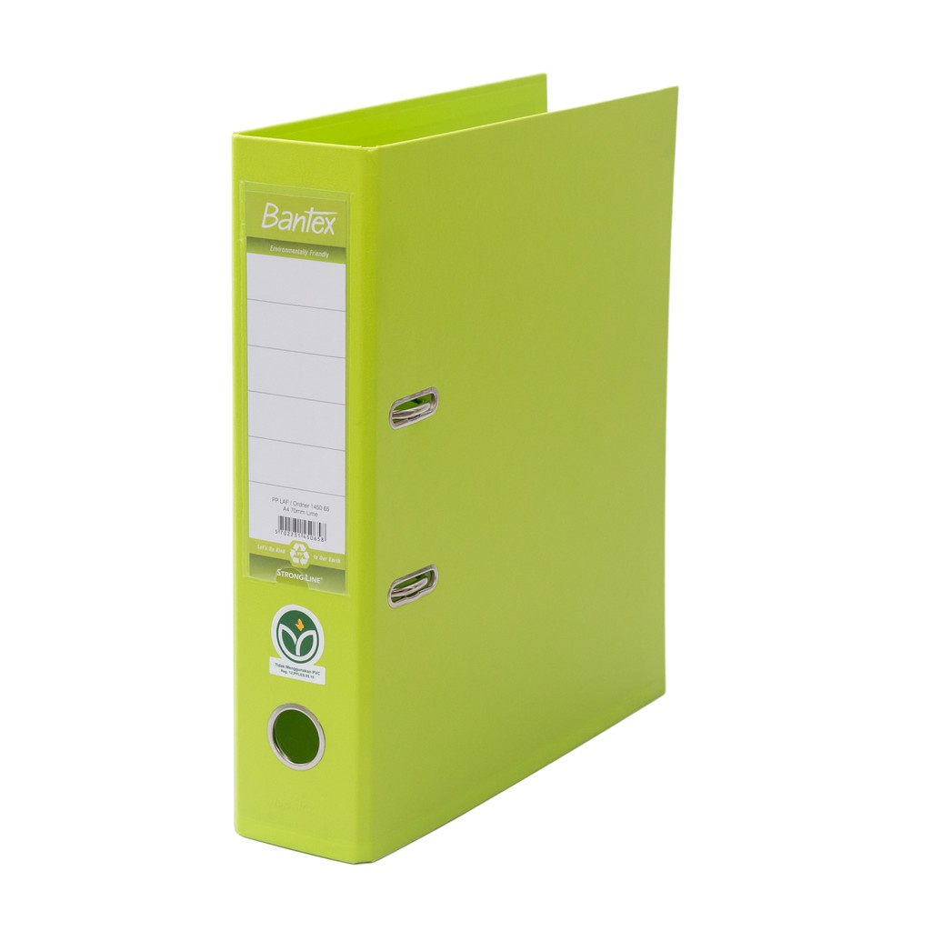 

[Artomas] Bantex Lever Arch File Ordner Plastic A4 7cm Lime 1450 65