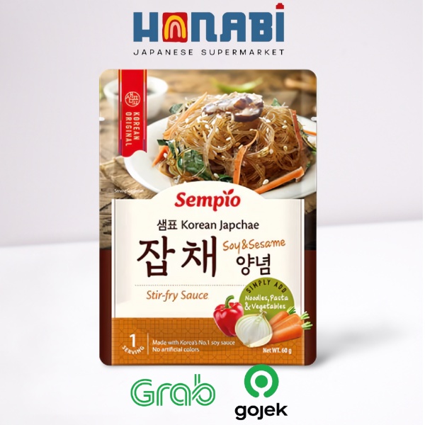 

Sempio Japchae Soy & Sesame Sauce 60g - Saus Soun Korea Made In Korea