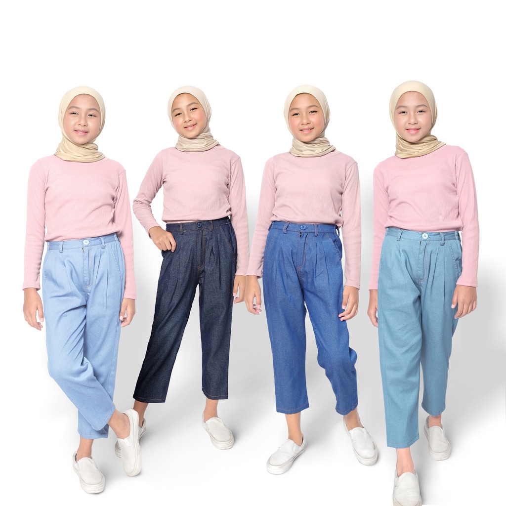 YI96OL D'Odette - Kirei Casual Jeans - Celana Jeans Anak