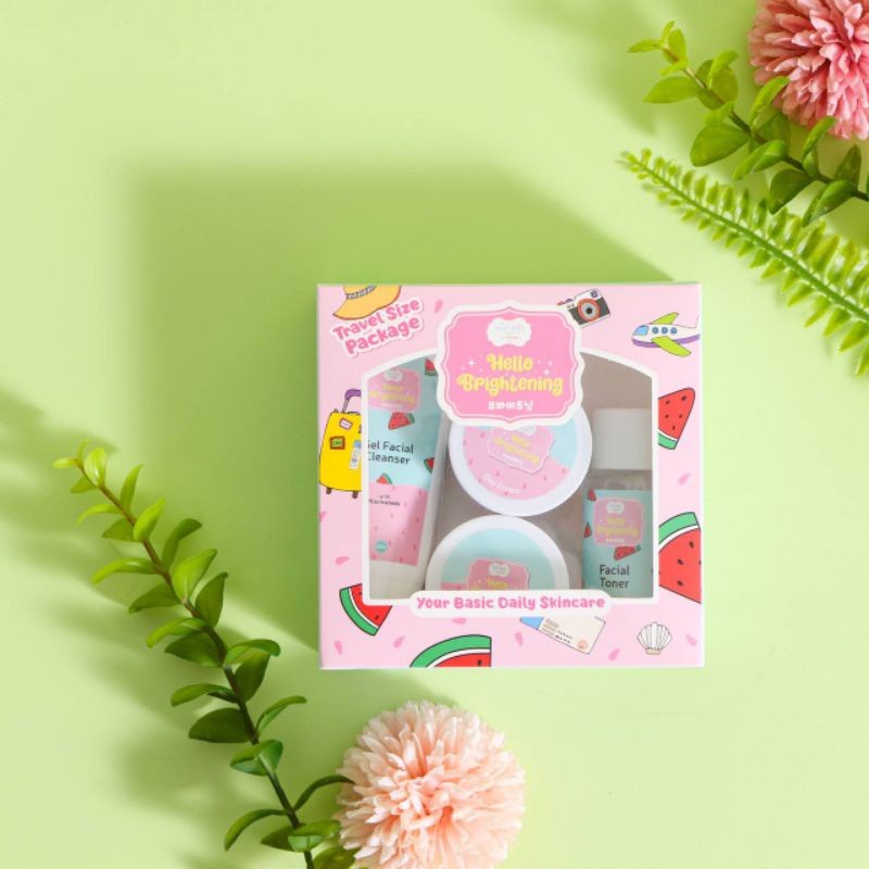 YEPPU YEPPU By Kiyowo TRAVEL SIZE Hello Brightening Acne Kit Skincare BPOM