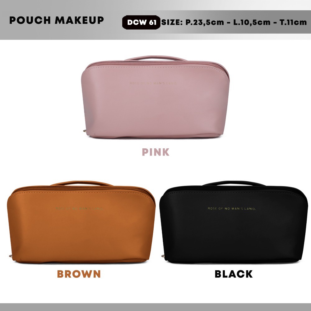 TAS KOSMETIK POUCH MAKEUP LIPAT TRAVEL POUCH WANITA POUCH KOSMETK