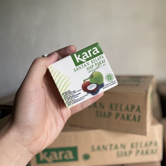 

✨Ready Stok✨ - Santan Kelapa Cair Kara Siap Pakai 200ml isi 10pcs- 1.2.23