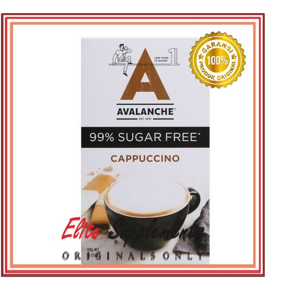 

Avalanche Cappuccino 99% Sugar Free Coffee Sticks 10pk