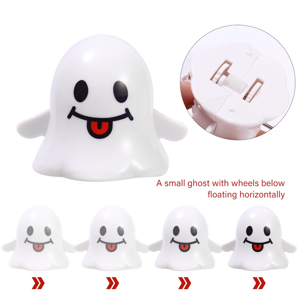 Happy Christmas Party Decor/Novelty Skeleton Zombie Pumpkin Ghost Walking Jumping Toys Untuk Anak-Anak/Trick Treat Perlengkapan Pesta Anak Hadiah Lucu Halloween Mainan Jarum Jam