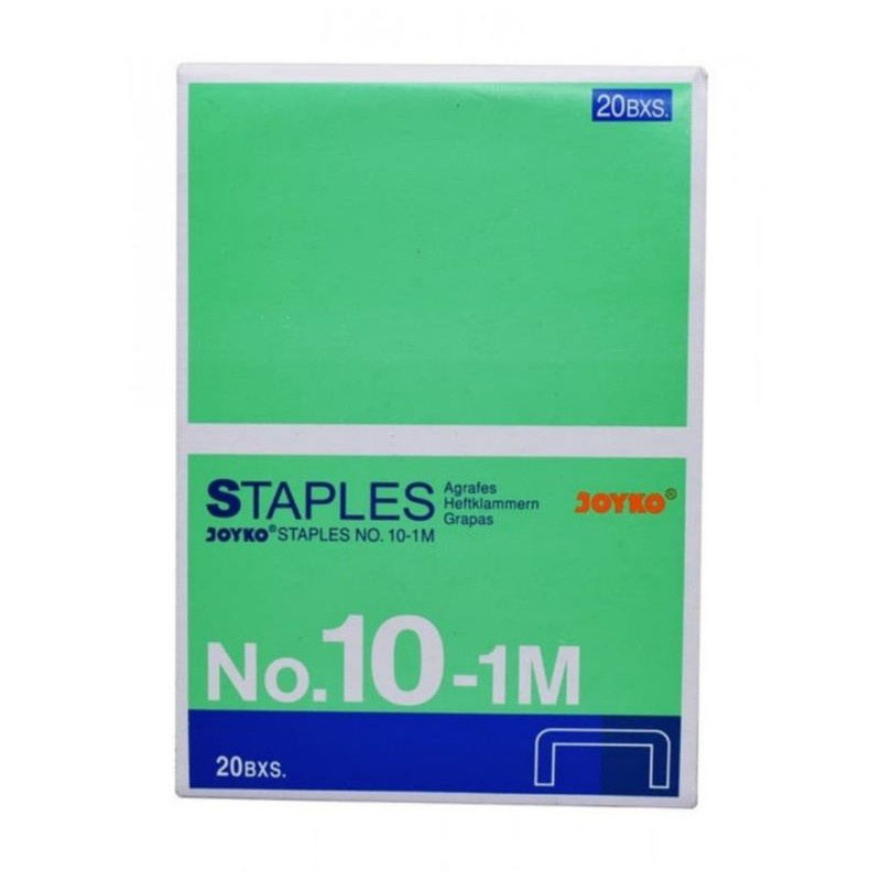 

Isi Staples Joyko No 10 - 1m / (1pak/20kotak)