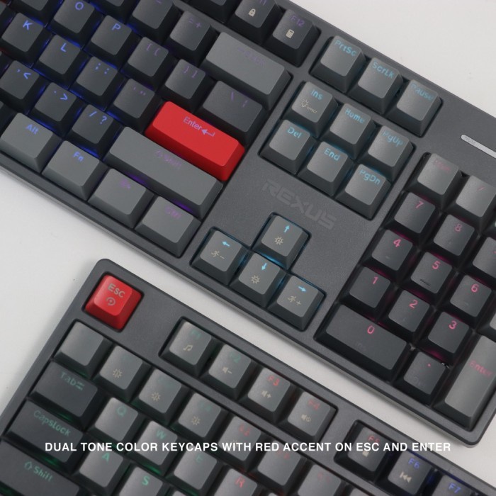 Rexus Keyboard Gaming Heroic KX5 Full Size RGB Led