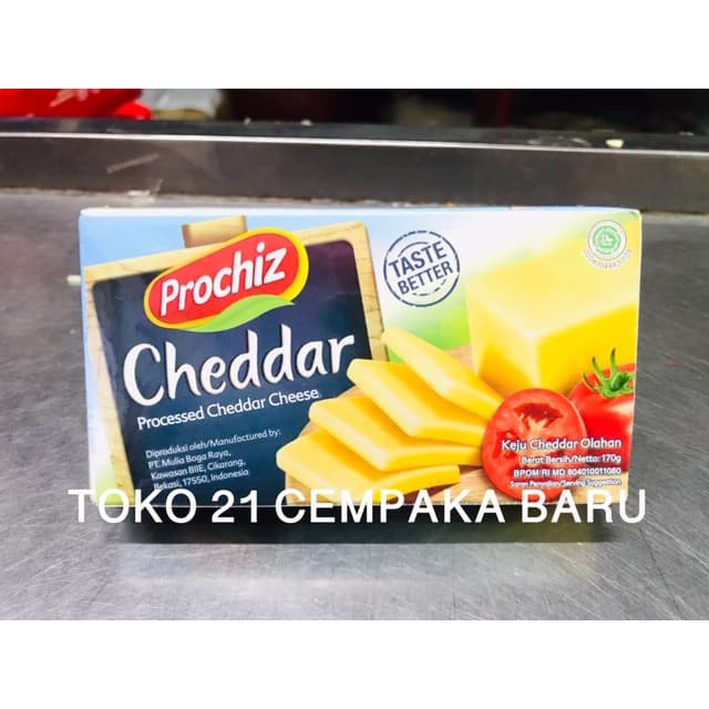 

Prochiz Cheddar Keju Batang 170 gram | Keju Prochiz Cheddar Original 170g Batangan Murah Promo