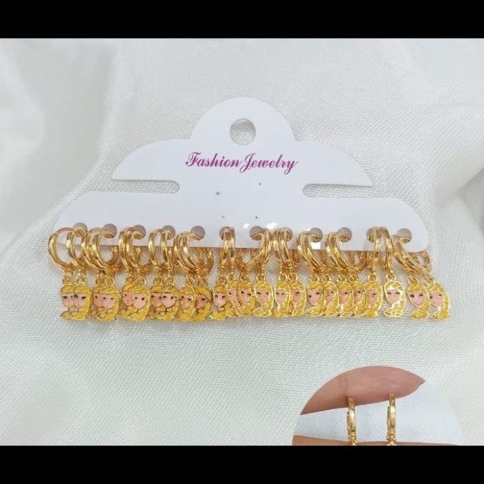 Anting anak perempuan karakter terlaris - frozen, 0