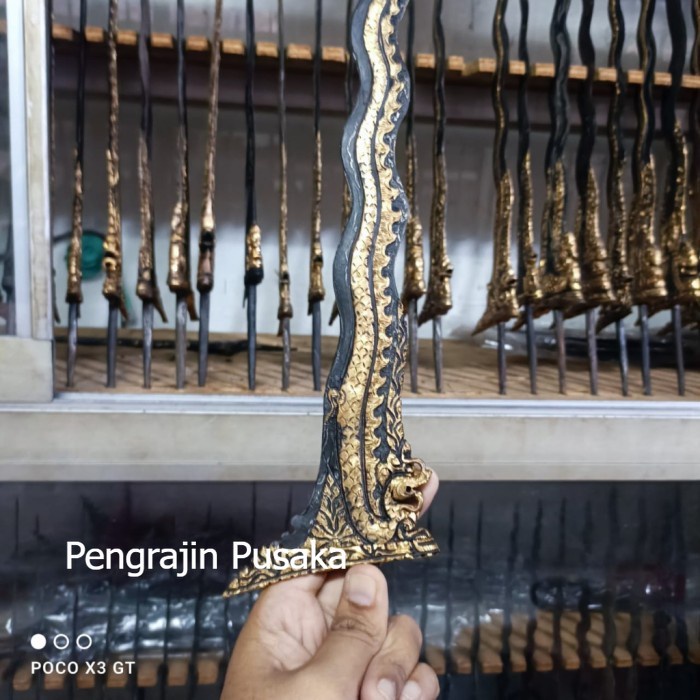 keris sabuk inten nogo liong kinatah emas alusan Paling Murah PP83