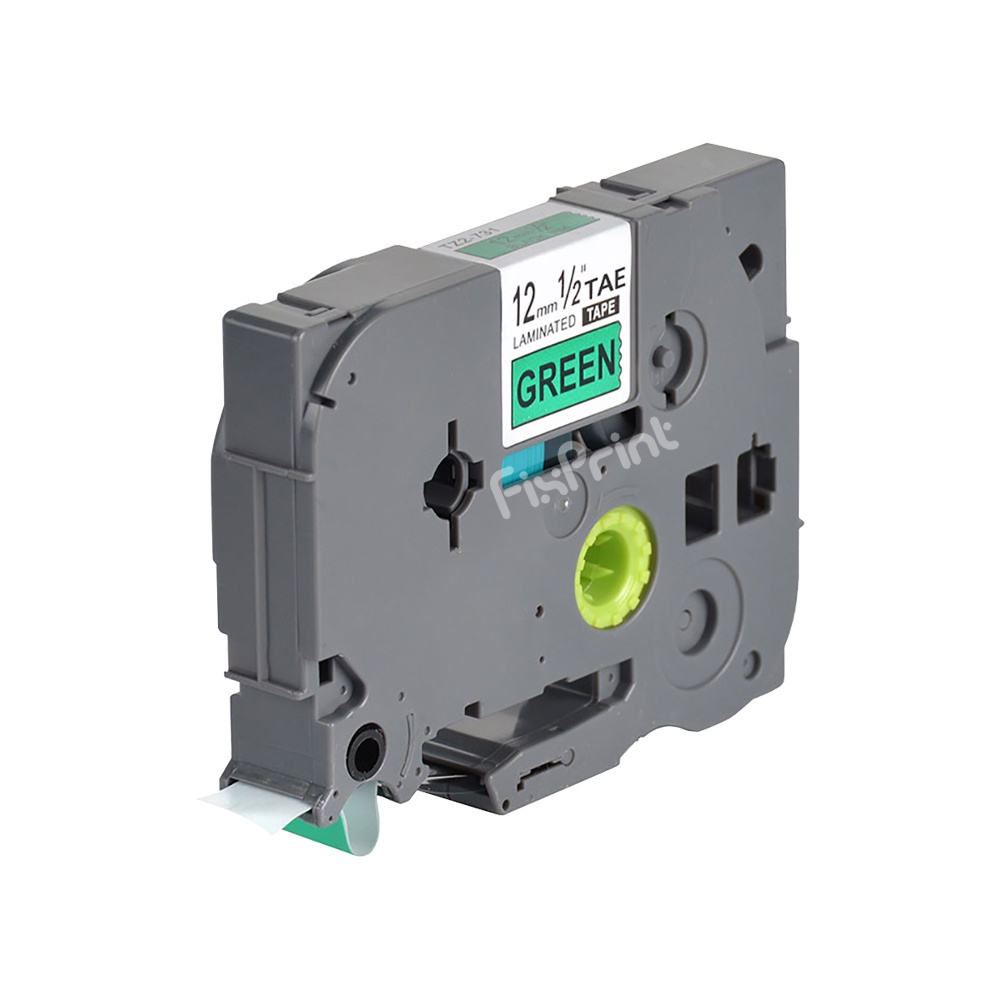 

Compatible Label Tape Laminated TZE-731 12mm X 8m Black On Green Cassette Printer Bro PT-H110 PT-D210 PT-D450 PT-E110VP PT-E300VP PT-P950NW