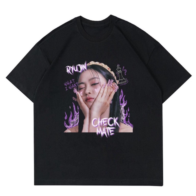 BAJU KAOS VINTAGE RYUJIN “CHECK MATE” | T-SHIRT VINTAGE RYUJIN CHECK MATE | BAJU KAOS OVERSIZE UNISE