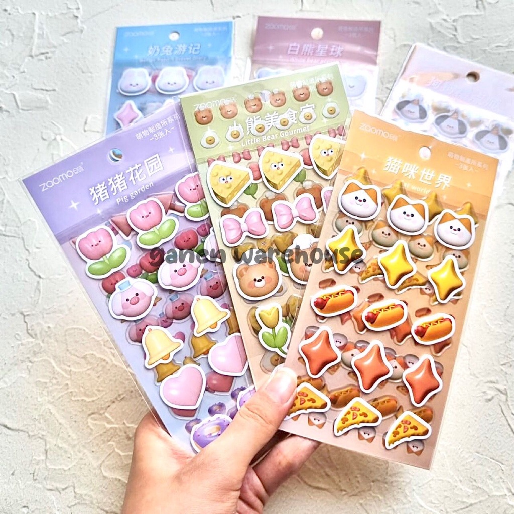 

[GW] Sticker 3 Lembar Kawai Korean Stiker Deco