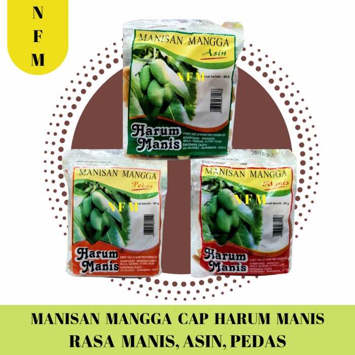 

Manisan mangga cap Harum Manis