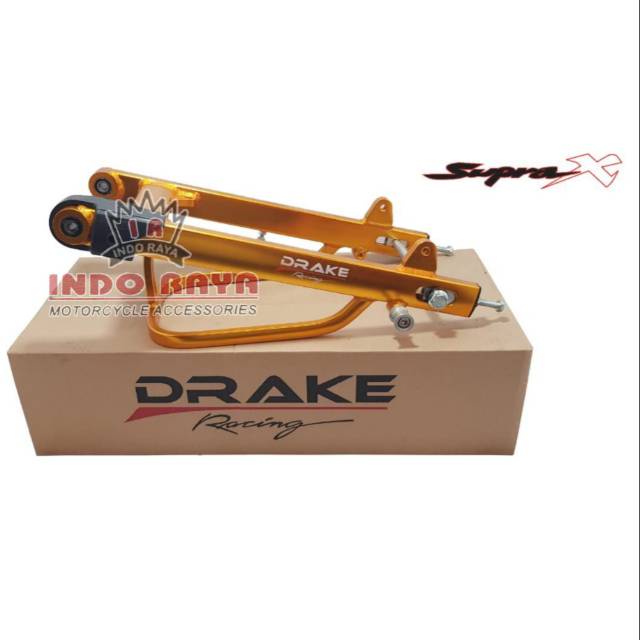 Swing Arm sasis lengan ayun copy model bpro merk DRAKE Supra X