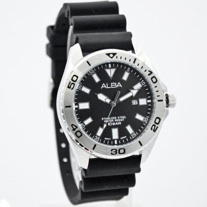 DISKONNN JAM TANGAN ALBA MEN AS9Q49X1 JAM TANGAN PRIA AS9Q49 QUARTZ