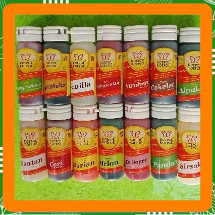 

koepoe perisa kupu kupu 25 ml request rasa Best Seller