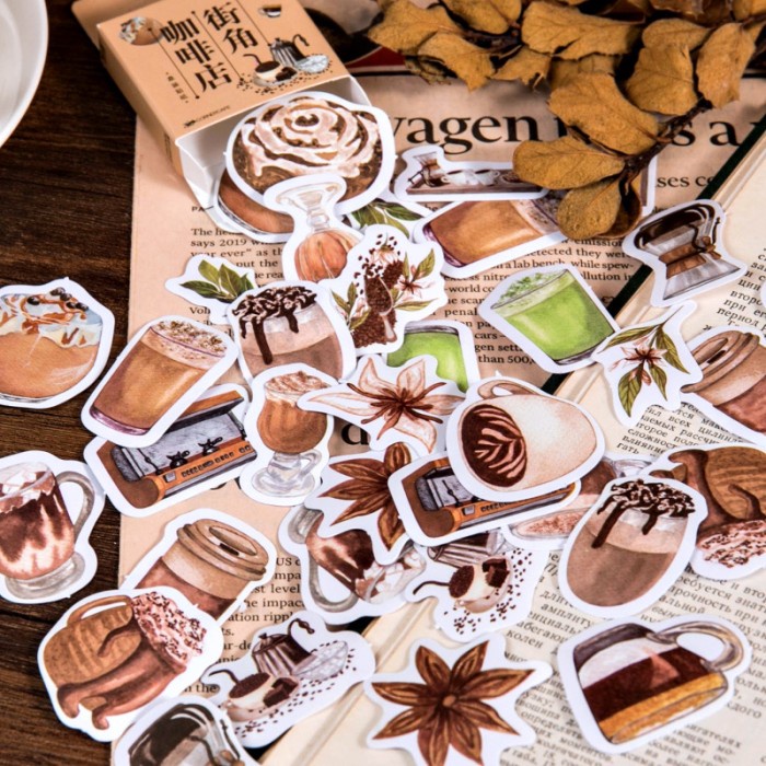 

Frappe Coffee Sticker Pack Aesthetic Deco Sticker Isi 46 Lembar Deco