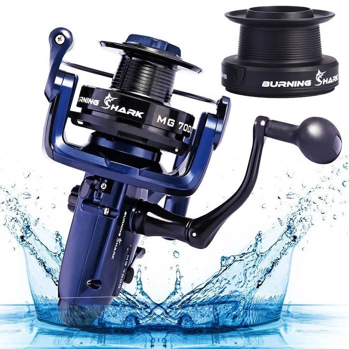 Reel Pancing 13 + 1BB, Reel Pancing Uk:7000 MURAH Reel Ikan Monster - 7000