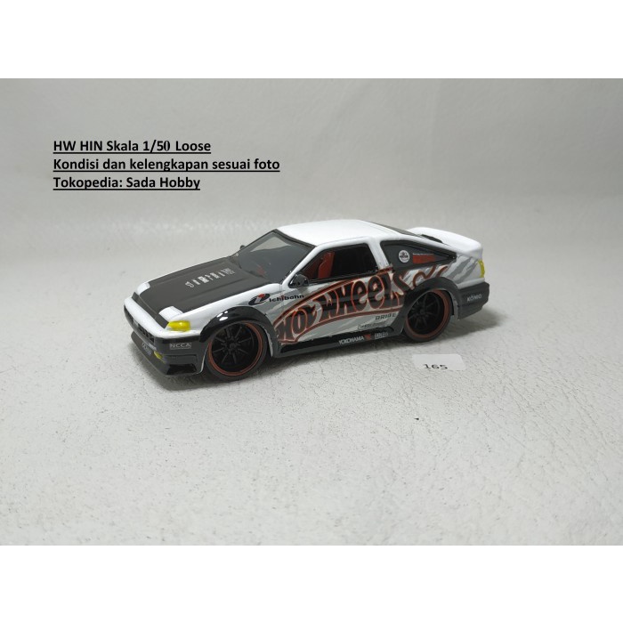 HW1 Diecast Hot Wheels HIN D Force Toyota Corolla GTS Putih Loose