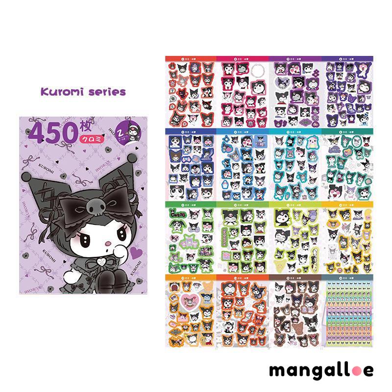 

Kuromi Stiker Scrapbook Melody Cinnamoroll Kartun Tahan Air DIY Stiker Dekoratif -MG