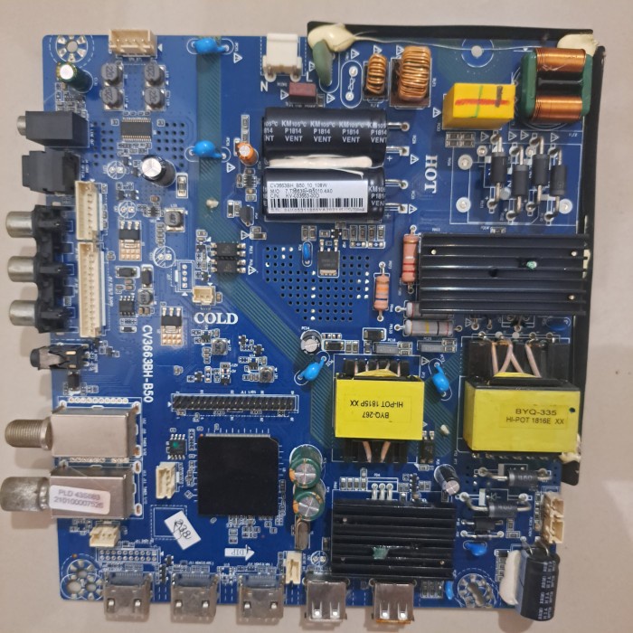 MB - MAINBOARD - MOTHERBOARD - MESIN TV POLYTRON PLD43S883 43S883