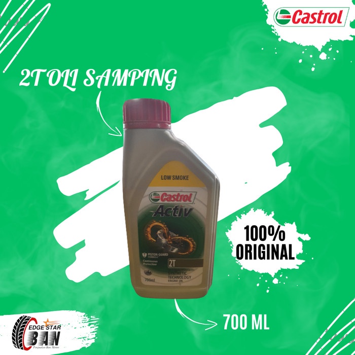 OLI CASTROL 2T ACTIV - OLI SAMPING CASTROL 2T ACTIV LOWSMOKE 700ml