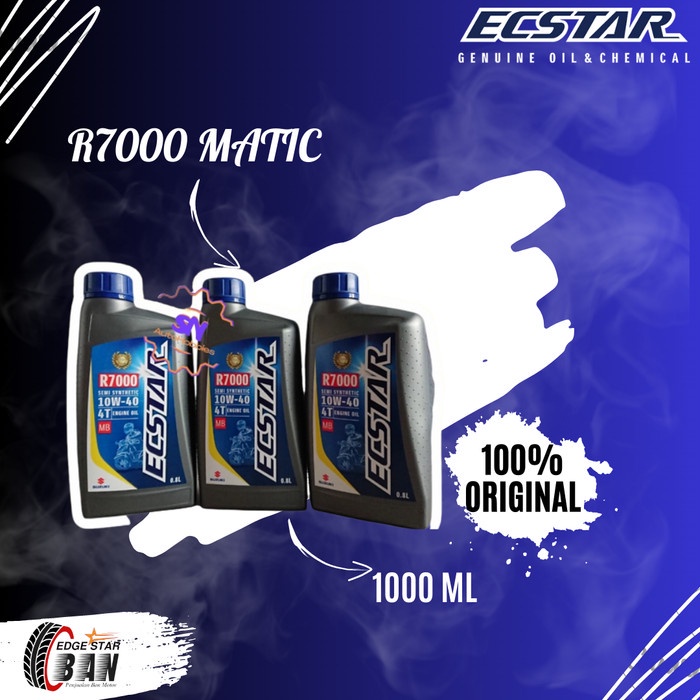 OLI SGO ECSTAR R7000 10W/40-OLI MESIN SGO ECSTAR MATIC R7000 1000ml