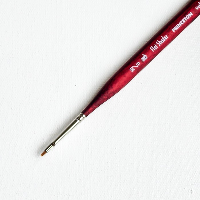 

[SL-0927] Kuas Lukis Princeton MINI Velvetouch Mixed Media Brush Series 3950 - Flat Shade 10/0