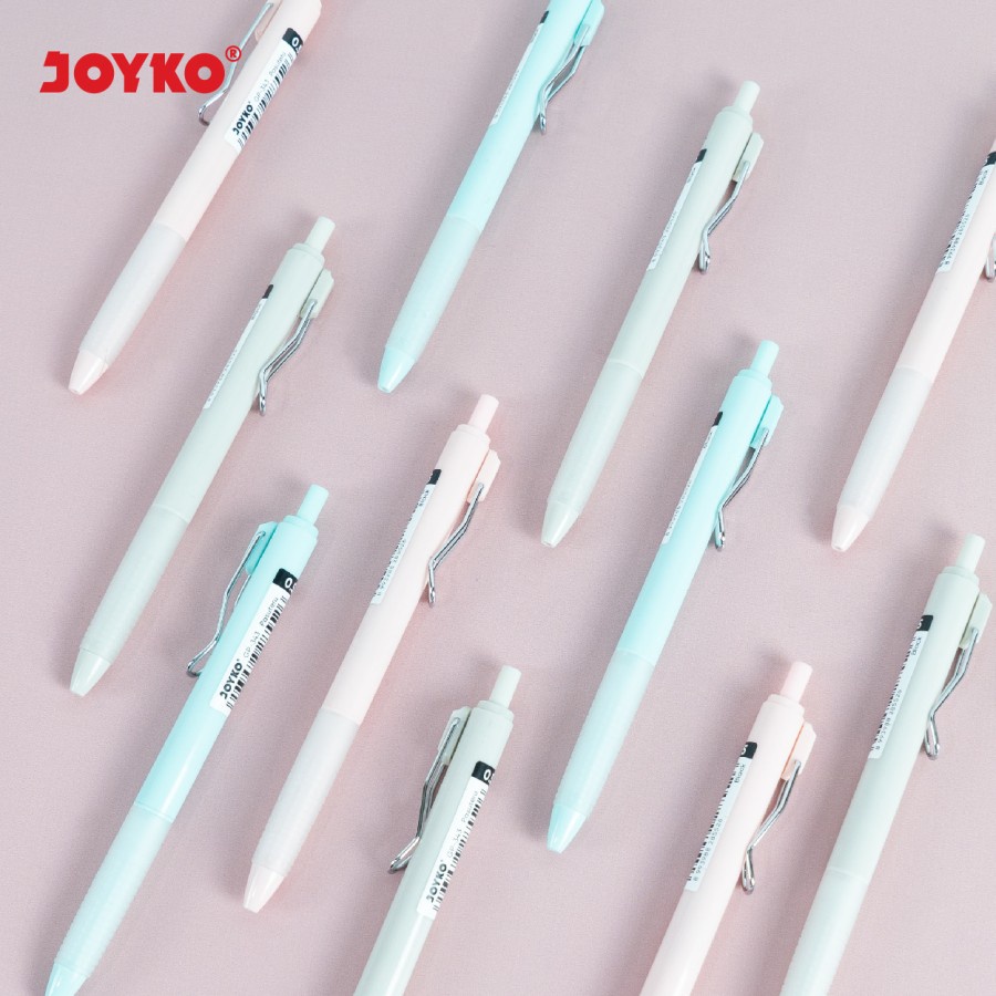 

GEL PEN JOYKO GP-343 PASUTERU | BULPEN GEL JOYKO | PENA TINTA HITAM 0,5mm | ECER