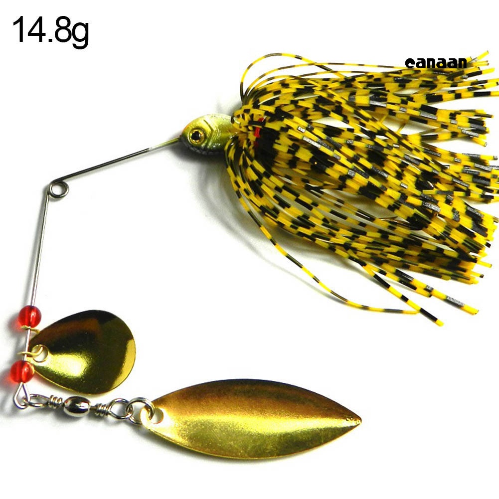 Cnn-willow Blade Spinner Umpan Buzzbait Umpan Pancing Bass Tackle Hook Crankbait