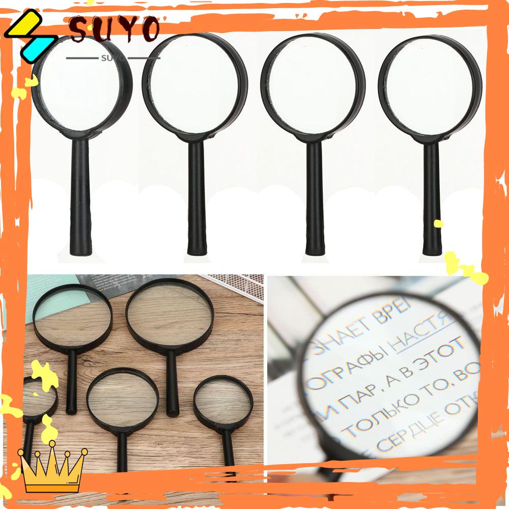 Suyo Hand Held Magnifier Plastik Alat Edukasi Pelihat Serangga Perhiasan Loupe