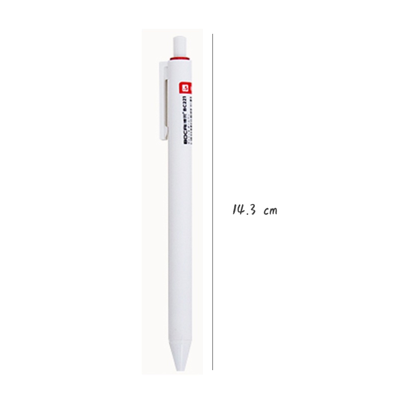 6pcs 0.5mm Sederhana Cepat Kering Ditarik Gel Pen Mahasiswa Hitam/Merah/Biru Tinta ST Nib Tanda Tangan Pena