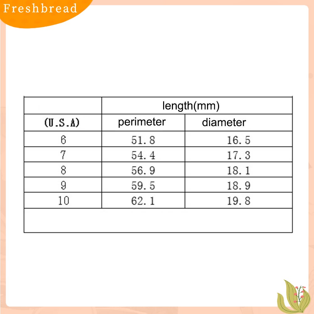 < Freshbread > Glitter Pria Persegi Penuh Berlian Imitasi Bertatahkan Jari Cincin Pernikahan Pertunangan Perhiasan