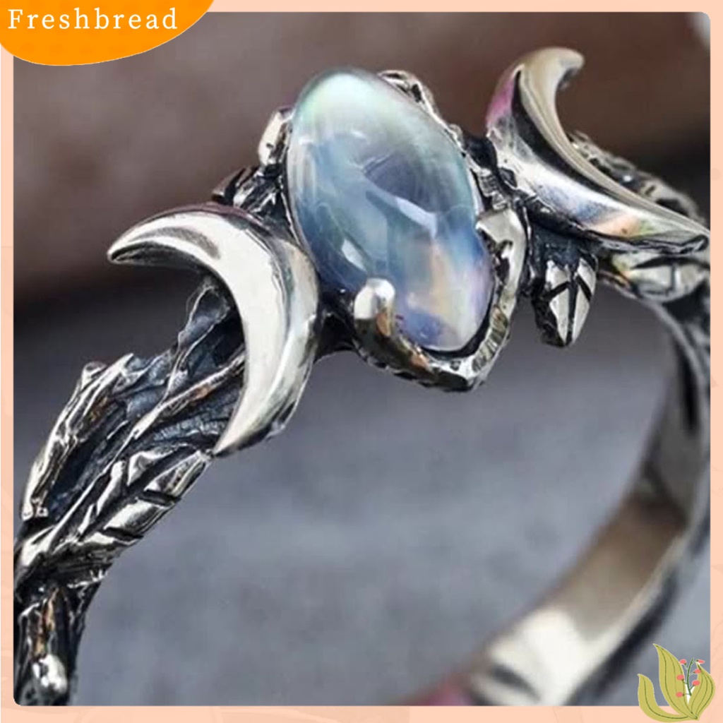 &lt; Freshbread &gt; Cincin Wanita Model Vintage Bohemia Berlian Imitasi Spesial Vintage Retro Untuk Ulang Tahun