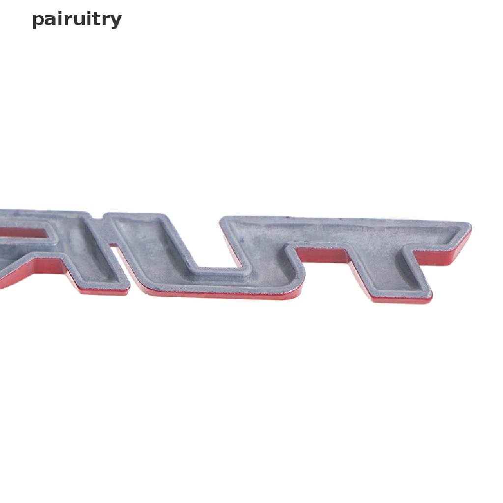 Prt 3D Metal Letter Turbo Mobil Motor Emblem Badge Stiker Hiasan Samping PRT