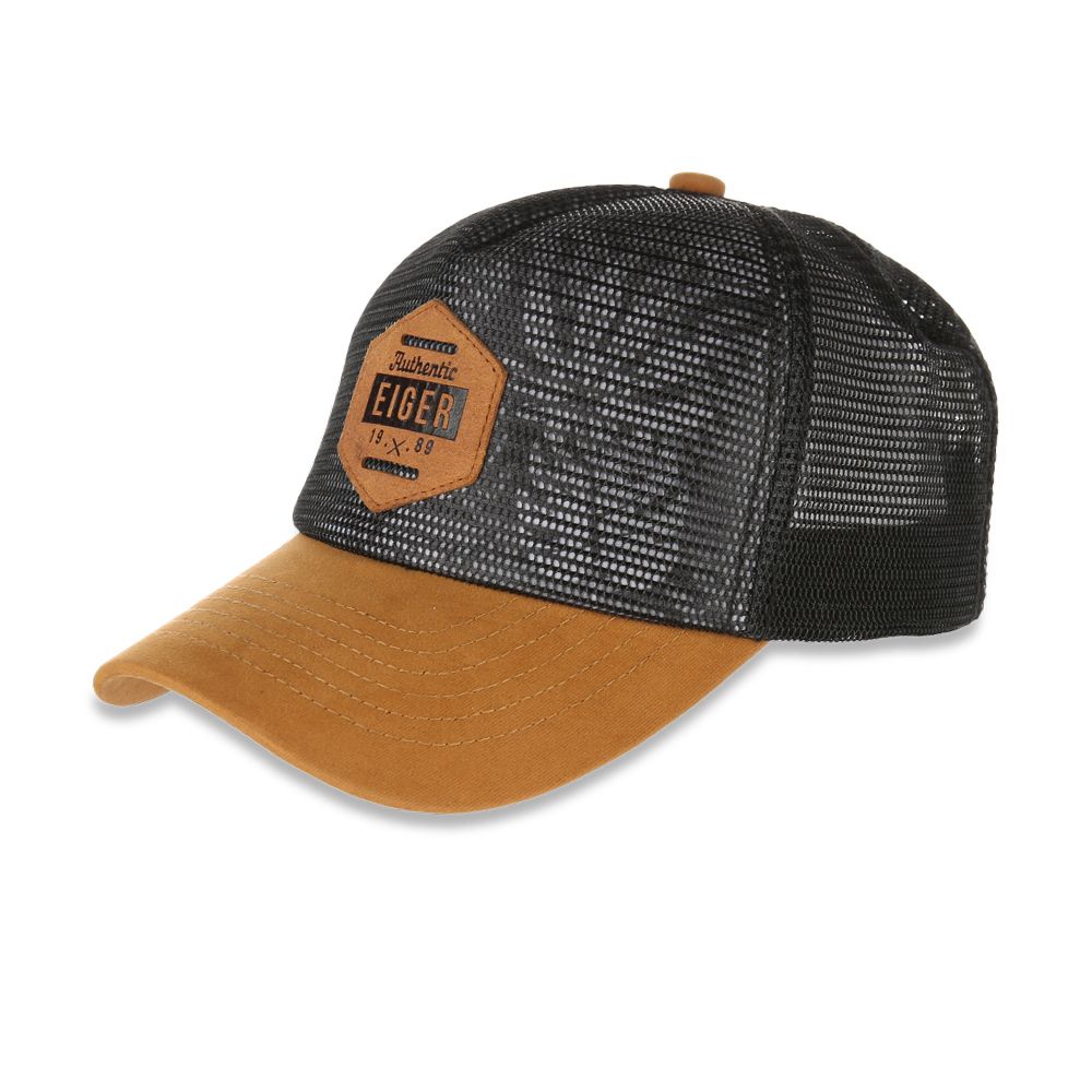 EIGER1989 TOPI MILESTONE TRUCKER CAPS - GREY