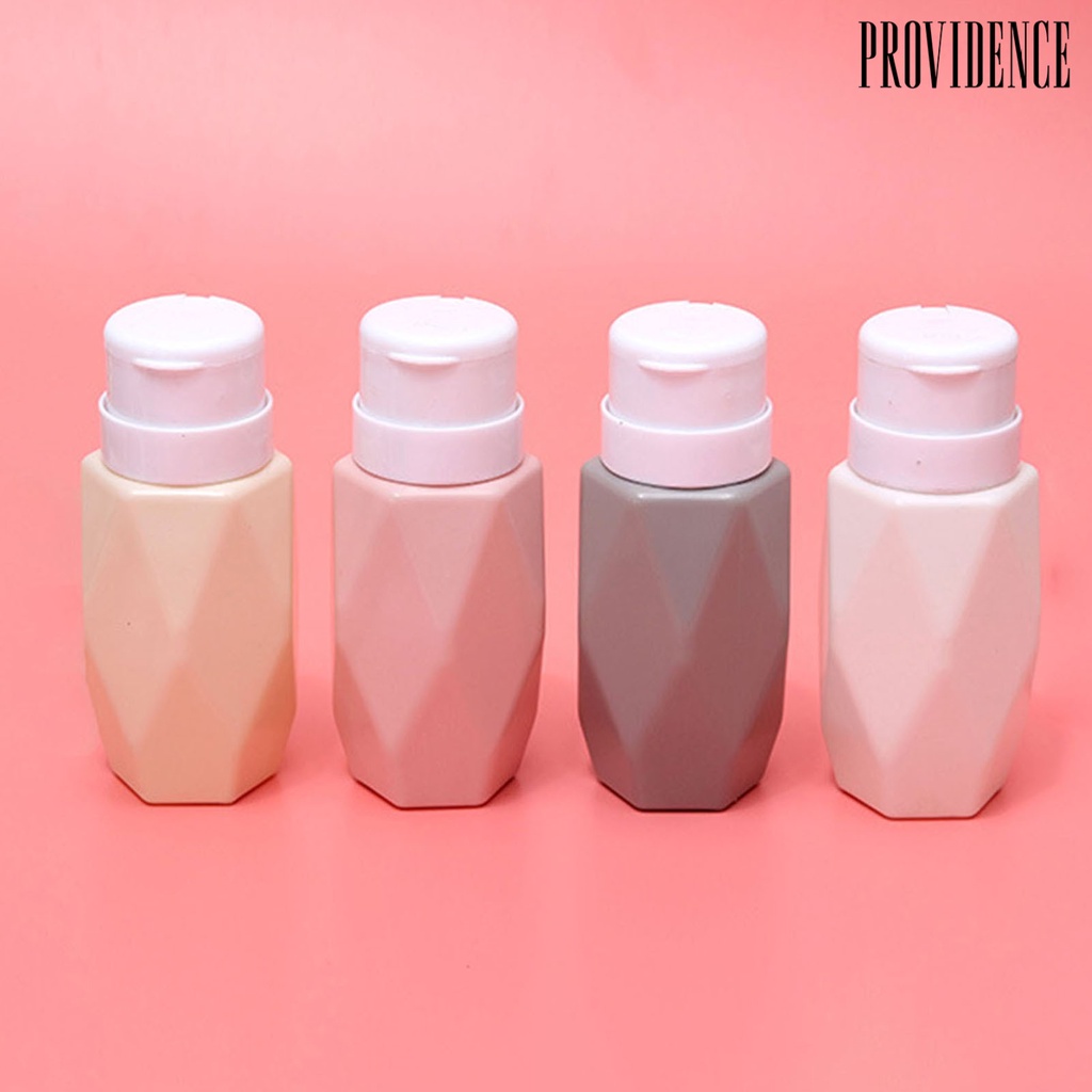 Providence Botol Press Kuku Putar Anti Bocor Dengan Kunci Hemat Buruh Isi Ulang Gaya Jepang Belah Ketupat Nail Polish Remover Bottle Nail Salon Supply