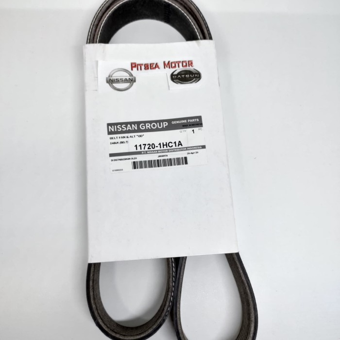 fanbelt nissan march atau datsun go original part