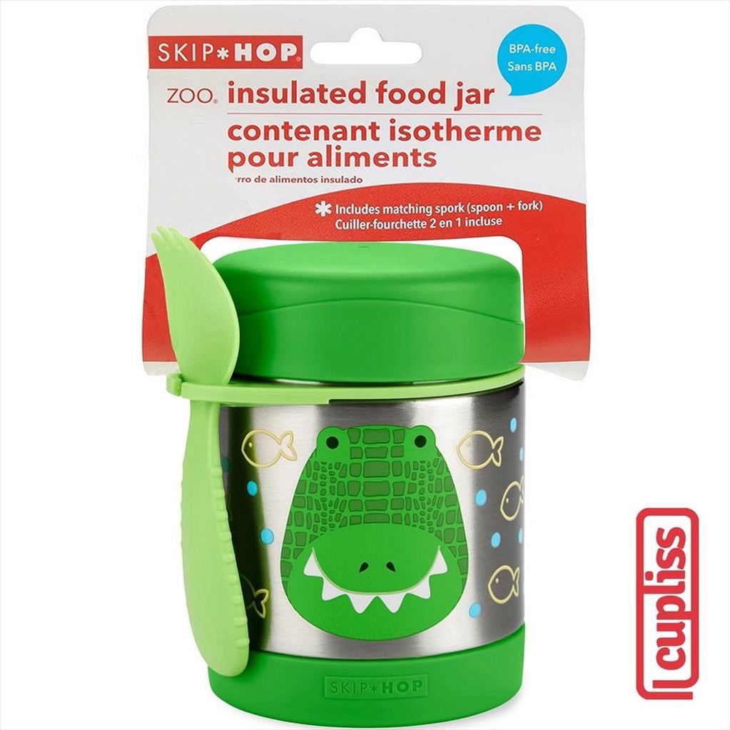 Skip Hop Zoo Insulated Food Jar 931410 Crocodile