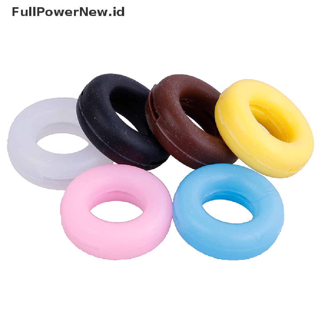 Power 2pasang Kacamata Silikon Temple Tips Penahan Lengan Kacamata Bulat Anti Slip ID