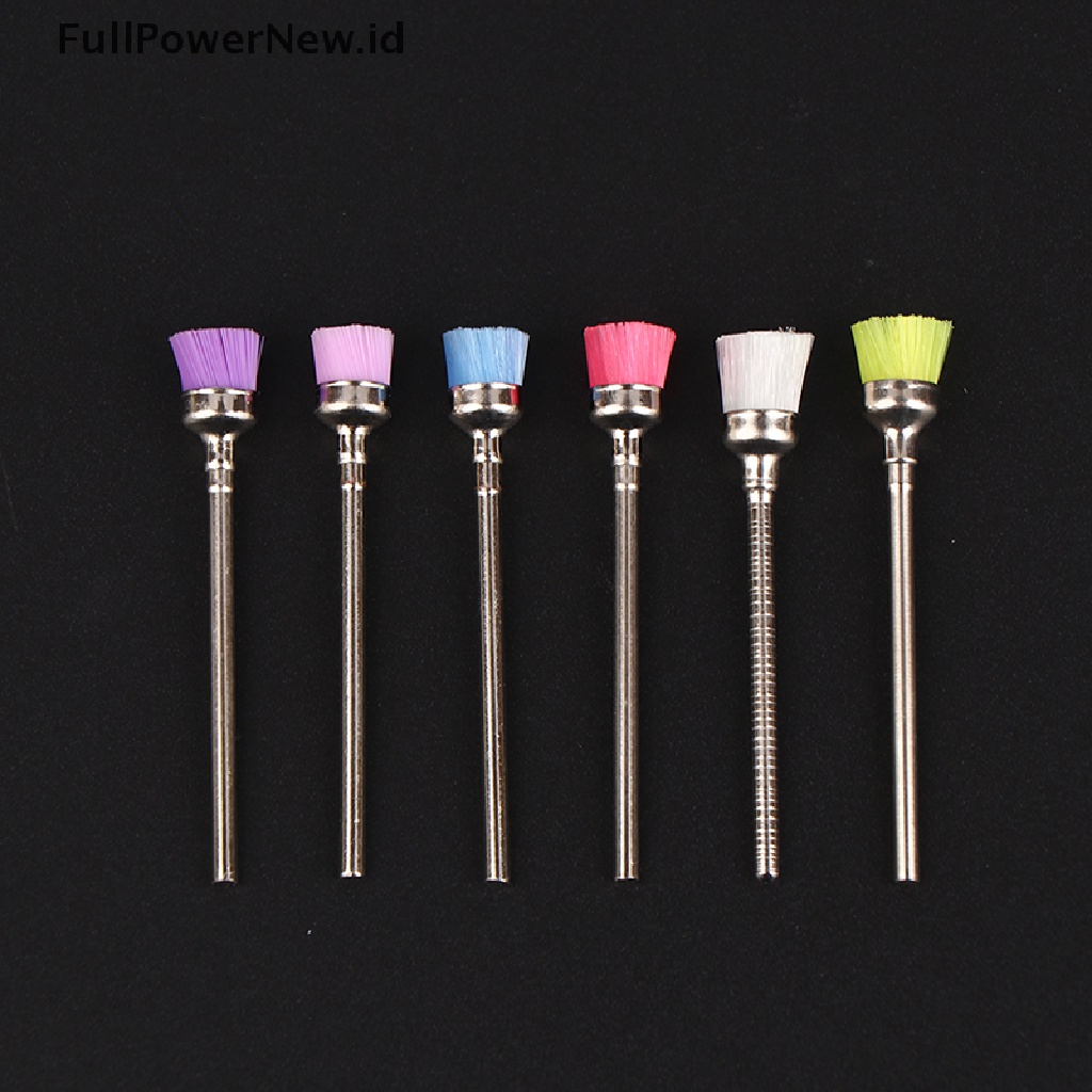 Power 1PC Sikat Bor Kuku 2.35mm Mesin Kikir Nail Art Drill Bit Alat Pembersih ID