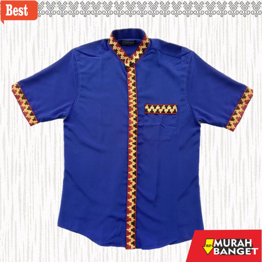KEMEJA BUAT LEBARAN UNTUK PRIA TERBARU- LAMPUNG ETHNICA OFFICIAL - TAPIS LAMPUNG ASLI  - kemeja form