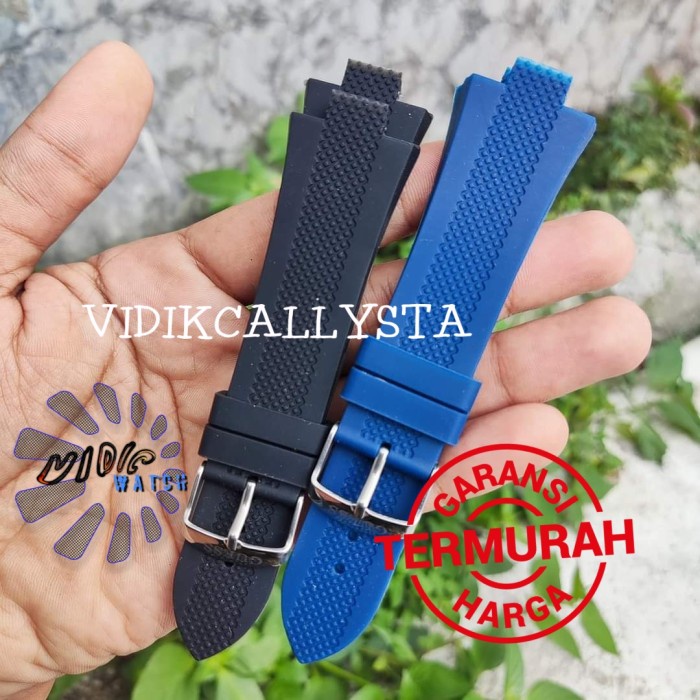 NEW TALI JAM TANGAN GC Y24008G RUBBER STRAP KARET GUESS COLLECTION