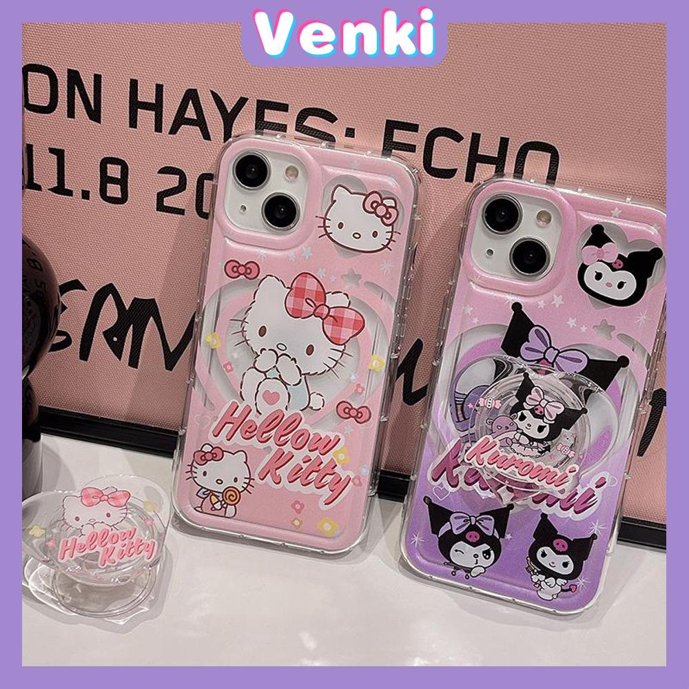 Case For iPhone 11 Soft TPU Clear Jelly Airbag Case With Stand Cute Cartoon Camera Protection Shockproof For iPhone 14 Plus 13 12 11 Pro Max 7 Plus X XR