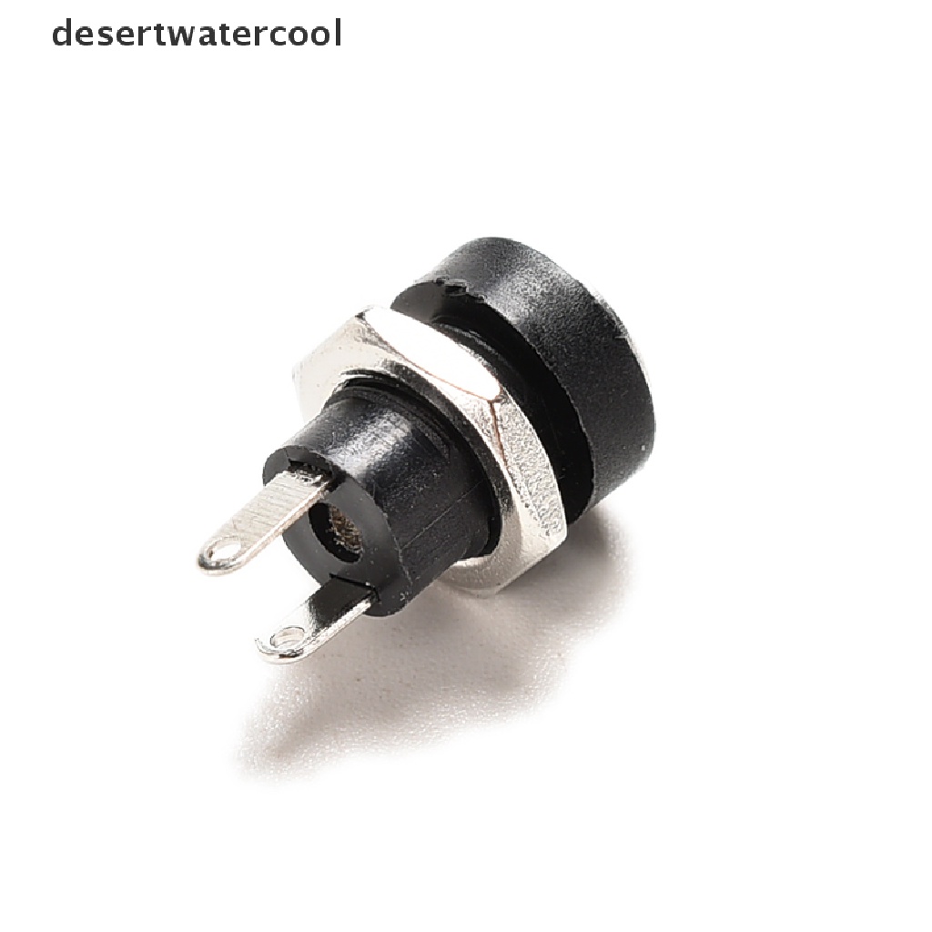 Deid 1pc Stop Kontak DC Tahan Air 5.5 x2.1mm Colokan Jack Colokan Female Mount Connector Martijn