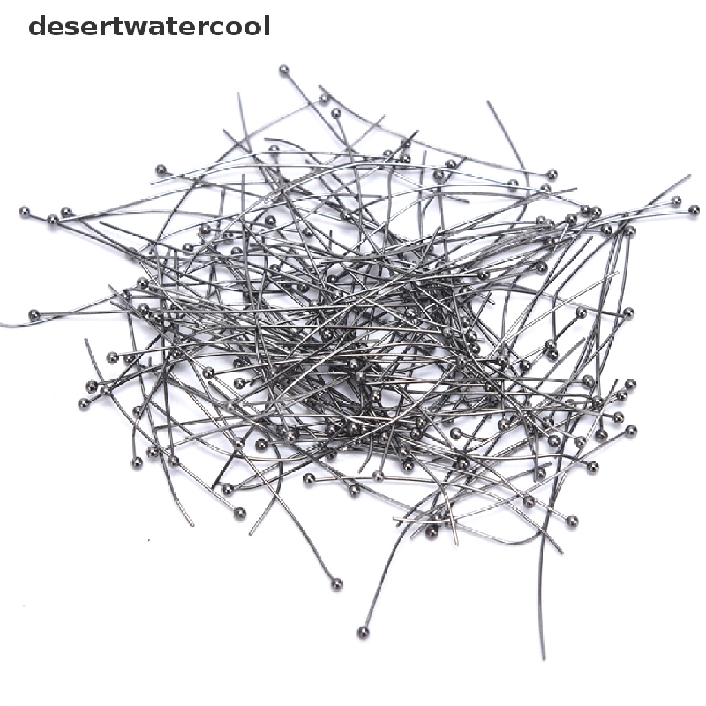 Deid 200Pcs/Lot Ball Head Pins Beads Pins DIY Anting Temuan Membuat Perhiasan Craft Martijn