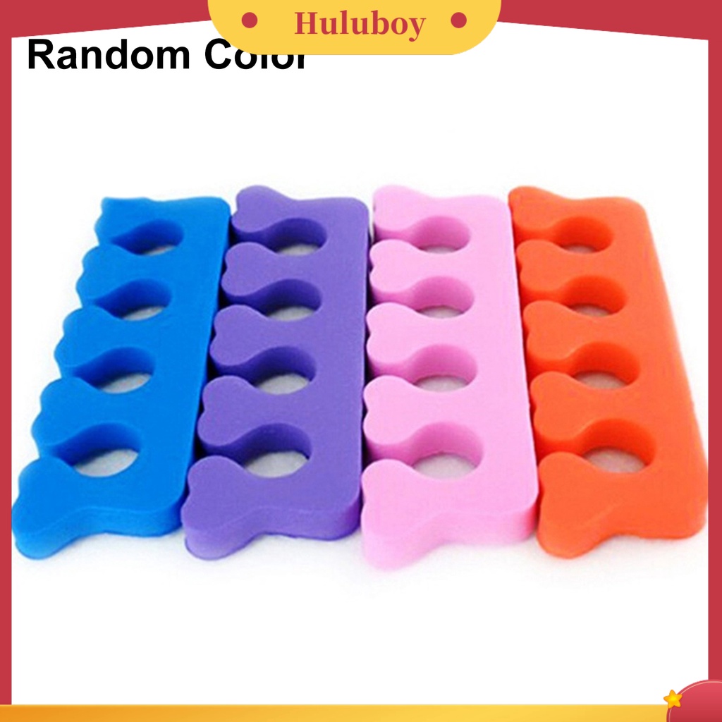 {In Stock} 20Pcs Spons Lembut Pemisah Jari Kaki Nail Art Pedicure Manicure Alat Untuk Salon