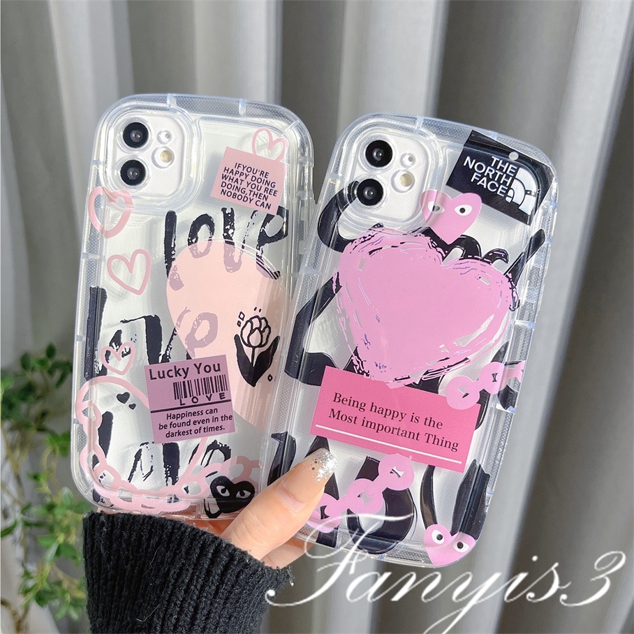 Redmi A1 Plus 10C 10A 10 9 9A 9C 9T Note 11 Pro+ 11s 11 10s 10 9s 9 Pro Poco X3Pro X3NFC Mi 11 Lite Graffiti Love Sabun Casing Ponsel TPU Bening Soft Cover